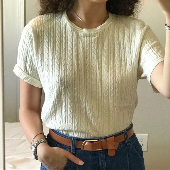 Alfred Dunner Tops - VINTAGE ✨ alfred dunner cream top